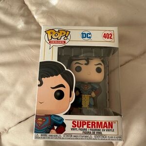 Funko Pop! Superman Figure - Blue, Red, Yellow, Gold